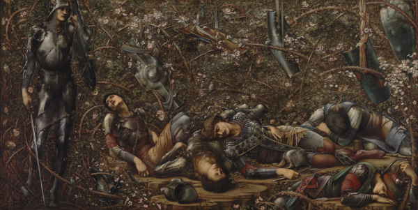 The Briar Wood (1874-8) by Edward Burne-Jones. The Faringdon Collection Trust